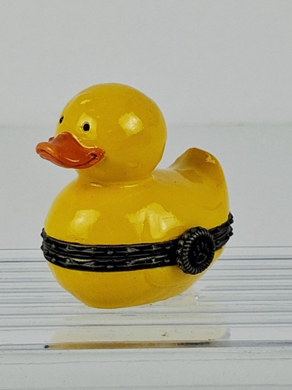 Boyds Bears & Friends Rub A Dub Duckie Themed Miniature Hinged Box #973 - Picture 4 of 15